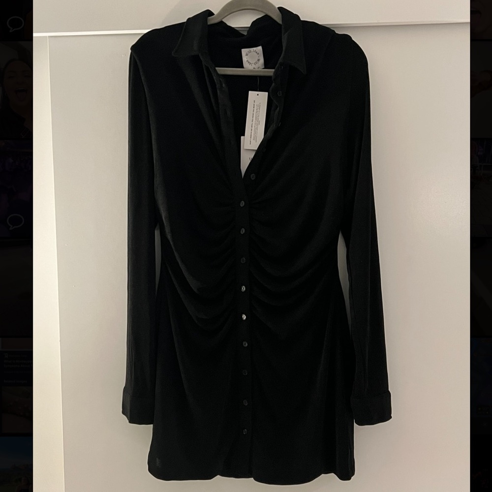 Black Andy dress with Jean new with tags NWT XL